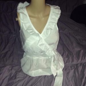 M.K.M. Designs off white cute tank